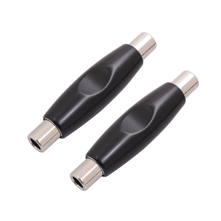 TC302 6.35mm Female to Female Guitar TRS Stereo Audio Cable Adapter(Black) - Microphone Audio Cable & Connector by buy2fix | Online Shopping UK | buy2fix