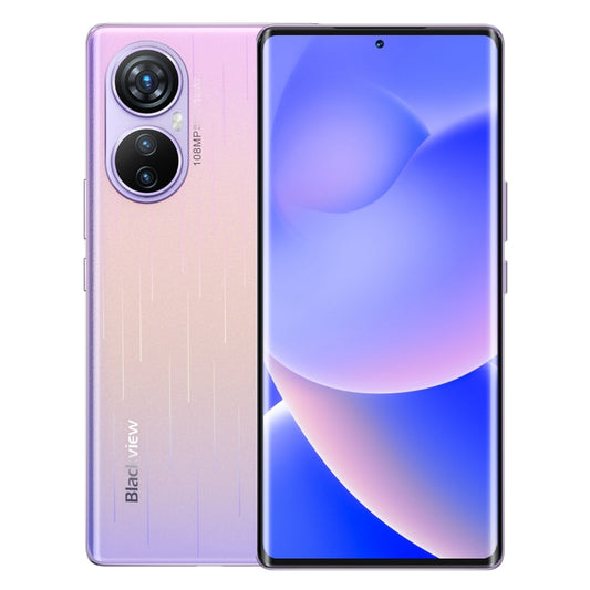 Blackview A200 Pro, 12GB+256GB, Screen Fingerprint Identification, 6.67 inch Android 13 MediaTek Helio G99 Octa Core up to 2.2GHz, Network: 4G, NFC, OTG(Purple) - Blackview by Blackview | Online Shopping UK | buy2fix