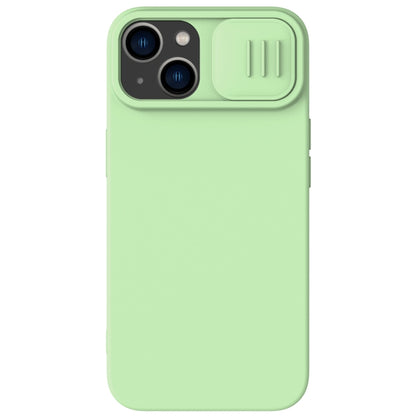 For iPhone 15 Plus NILLKIN CamShield MagSafe Liquid Silicone Phone Case(Green) - iPhone 15 Plus Cases by NILLKIN | Online Shopping UK | buy2fix