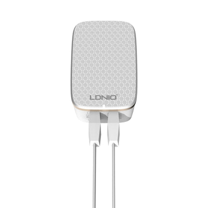 LDNIO A2204 2 in 1 12W Dual USB Interface Travel Charger Mobile Phone Charger with Type-C / USB-C Data Cable, AU Plug - USB Charger by LDNIO | Online Shopping UK | buy2fix