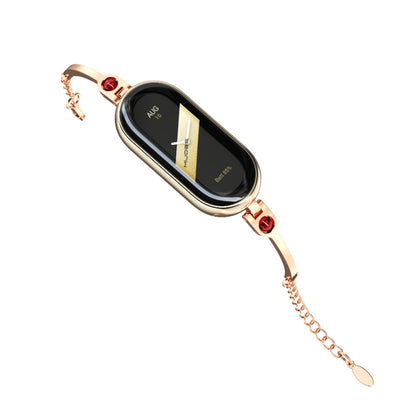 For Xiaomi Mi Band 8 / 9 / 9 NFC Mijobs Ruyi Beauty Bracelet Watch Band(Rose Gold Red) - Watch Bands by MIJOBS | Online Shopping UK | buy2fix