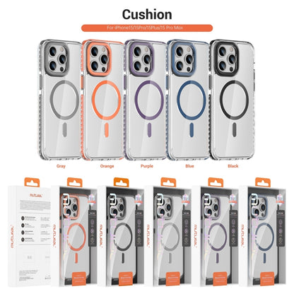 For iPhone 15 Pro Mutural Cushion Series MagSafe Magnetic Phone Case(Orange) - iPhone 15 Pro Cases by Mutural | Online Shopping UK | buy2fix