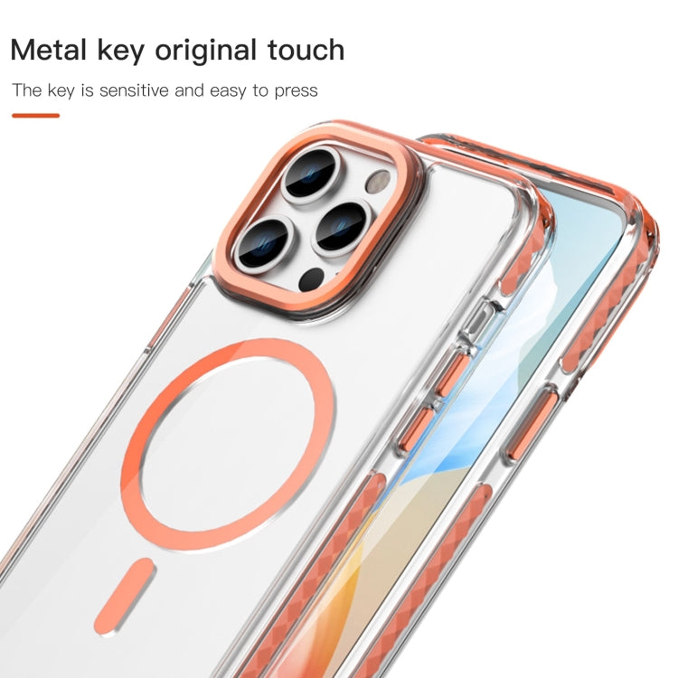 For iPhone 15 Pro Mutural Cushion Series MagSafe Magnetic Phone Case(Orange) - iPhone 15 Pro Cases by Mutural | Online Shopping UK | buy2fix