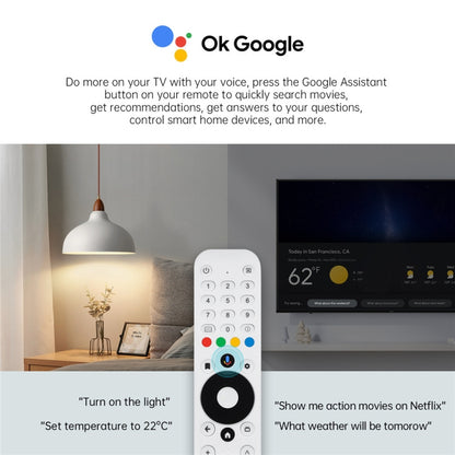 MECOOL KM2 Plus Android 11 Dual-band WiFi Smart Voice TV Box 4GB+32GB, EU Plug(White) - Amlogic S905 by MECOOL | Online Shopping UK | buy2fix