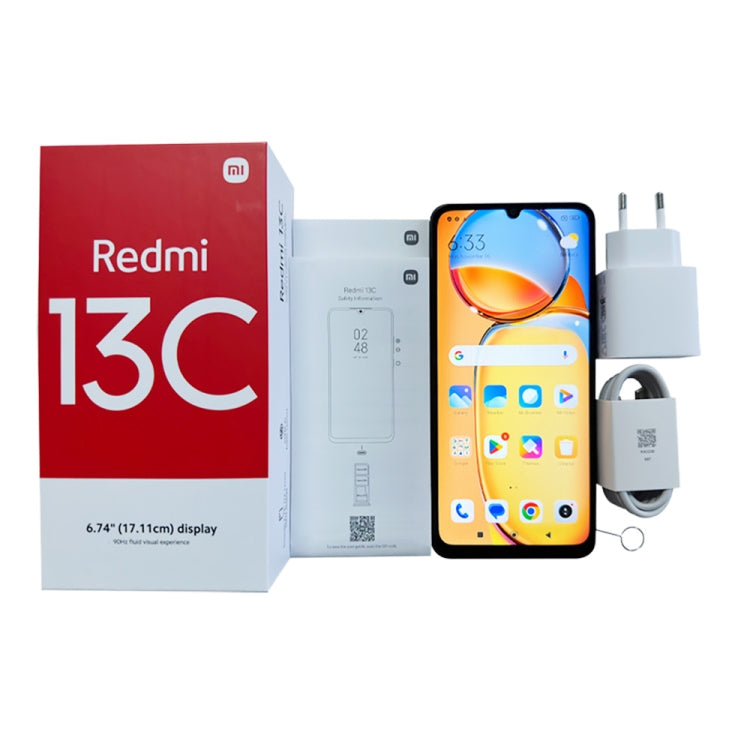 Xiaomi Redmi 13C Global, 6GB+128GB, 6.74 inch MIUI 14 MediaTek Helio G85 Octa Core 2.0GHz, Network: 4G(Black) - Xiaomi Redmi by Xiaomi | Online Shopping UK | buy2fix