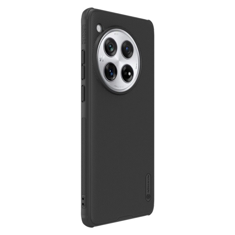 For OnePlus 12 NILLKIN Frosted Shield Pro Magnetic Magsafe Phone Case(Black) - OnePlus Cases by NILLKIN | Online Shopping UK | buy2fix