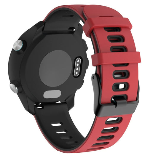 22mm For Huawei Watch GT2e 46mm Silicone Watch Band(Red+Black) - Smart Wear by buy2fix | Online Shopping UK | buy2fix