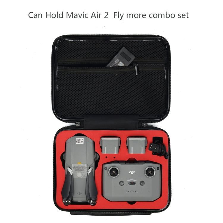 For DJI Mavic Air 2 Shockproof Portable ABS Suitcase Storage Bag Protective Box(Black) - DJI & GoPro Accessories by buy2fix | Online Shopping UK | buy2fix