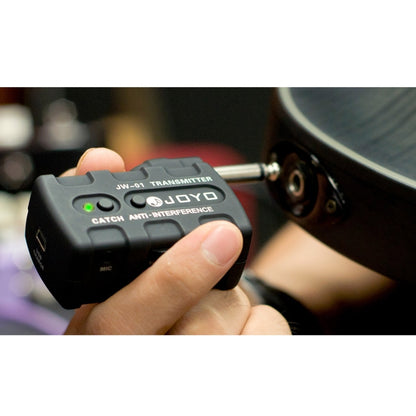 JOYO JW-01 Low Noise Portability Guitar Wireless Audio Transmitter Audio Receiver, Plug:US Plug(Black) - Stringed Instruments Accessories by JOYO | Online Shopping UK | buy2fix