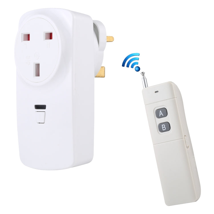 AK-DL220 220V Smart Wireless Remote Control Socket with Remote Control, Plug Type:UK Plug - Consumer Electronics by buy2fix | Online Shopping UK | buy2fix