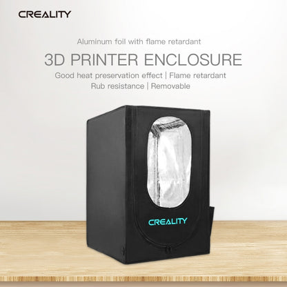 Creality 3D Printer Flame Retardant Aluminum Foil Cloth Protective Cover for Ender-3, Small Size: 72x60x48cm - Parts by Creality | Online Shopping UK | buy2fix