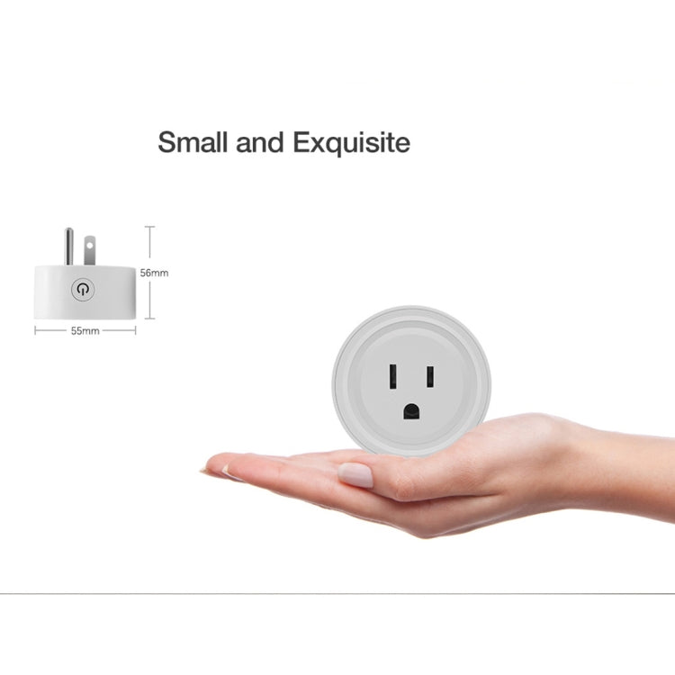 SA-003 10A Mini WiFi Plug Timing Smart Socket Works with Alexa & Google Home, AC 100-240V, US Plug - Consumer Electronics by buy2fix | Online Shopping UK | buy2fix