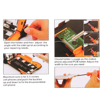 JAKEMY JM-Z13 4 in 1 Adjustable Smart Phone Repair Holder Kit - Tool Kits by JAKEMY | Online Shopping UK | buy2fix