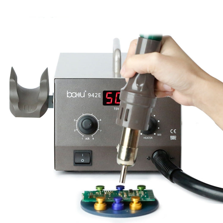 BAKU BA-942E 110V Digital Display Adjustable Temperature Hot Air Gun Desoldering Station Set, US Plug - Electric Soldering Iron by BAKU | Online Shopping UK | buy2fix