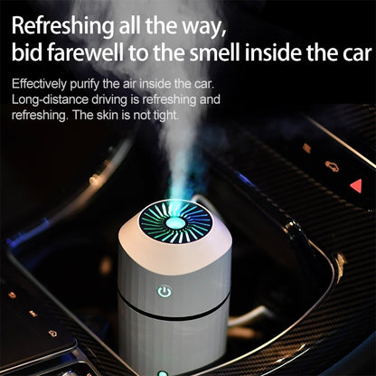 Large Capacity 320ml LED Automatic Humidifier Sprayer, Battery Version(White) - Home & Garden by buy2fix | Online Shopping UK | buy2fix