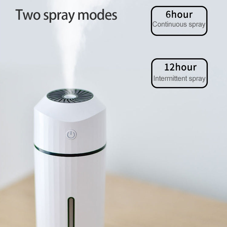 Large Capacity 320ml LED Automatic Humidifier Sprayer, Battery Version(White) - Home & Garden by buy2fix | Online Shopping UK | buy2fix