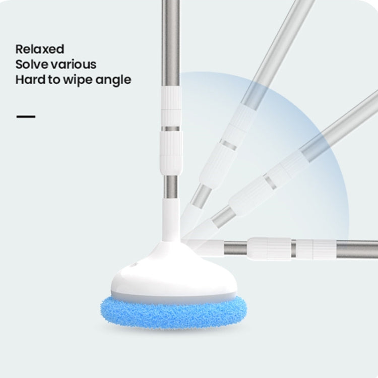 Wireless Electric Intelligent Telescopic Glass Wipe Window Cleaner (White) - Handheld Cleaner & Mops by buy2fix | Online Shopping UK | buy2fix