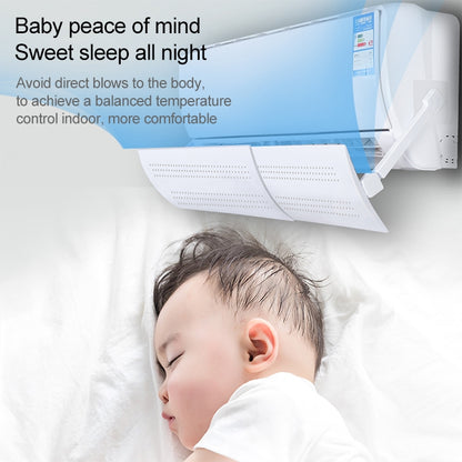 Bedroom Wall-Mounted Baby Universal Anti-Straight Blowing Air Conditioning Windshield Wind Deflector Shroud, Round Bracket Version - Home & Garden by buy2fix | Online Shopping UK | buy2fix