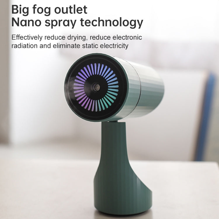 D20 260ML Jianie Heavy Fog Air Humidifier Colorful Night Light Nano Mist Sprayer Air Purifier (Coral Red) - Air Purifiers & Parts by buy2fix | Online Shopping UK | buy2fix