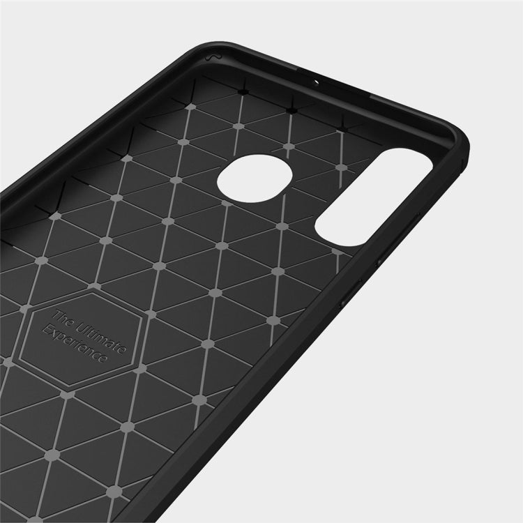 Brushed Texture Carbon Fiber TPU Case for Huawei P30 Lite (Navy Blue) - Huawei Cases by buy2fix | Online Shopping UK | buy2fix