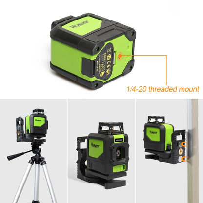901CG H360 Degrees / V130 Degrees Laser Level Covering Walls and Floors 5 Line Green Beam IP54 Water / Dust proof(Green) - Consumer Electronics by buy2fix | Online Shopping UK | buy2fix