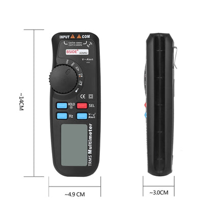 BSIDE ADM92 Handheld True RMS Digital Multimeter Auto Range 6000 Counts TRMS Tester with Live Wire Check Temp NCV Hz ohm Diode - Consumer Electronics by buy2fix | Online Shopping UK | buy2fix