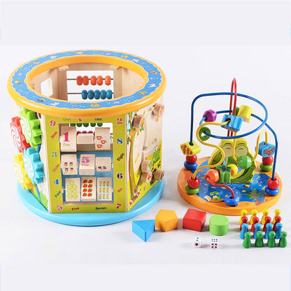 Multi-functional Wooden Gaming Treasure Box Toy - Math Toys by buy2fix | Online Shopping UK | buy2fix