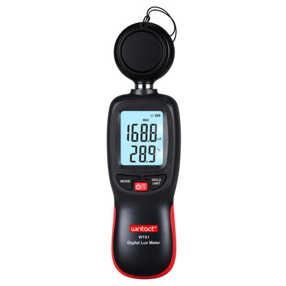 Wintact WT81 Digital Light Lux Meter for Factory / School / House Various Occasion, Range: 0-200,000 Lux (Black) - Light & Sound Meter by Wintact | Online Shopping UK | buy2fix