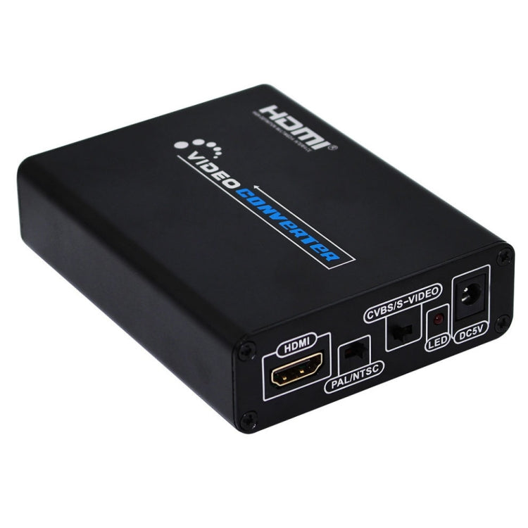 HDMI to Composite / AV S-Video Converter RCA CVBS/L/R Video Converter Adapter -  by buy2fix | Online Shopping UK | buy2fix