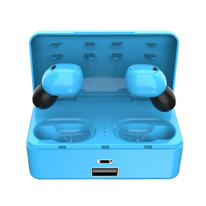 G10 TWS Bluetooth 5.0 Wireless Bluetooth Earphone with Charging Box, Support Digital Display & HD Call & Power Bank(Blue) - TWS Earphone by buy2fix | Online Shopping UK | buy2fix