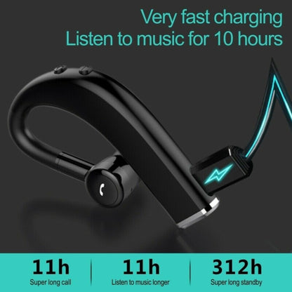 F680 Bluetooth 5.0 Fast Charging Wireless Business Sports Bluetooth Earphone (Black) - Bluetooth Earphone by buy2fix | Online Shopping UK | buy2fix