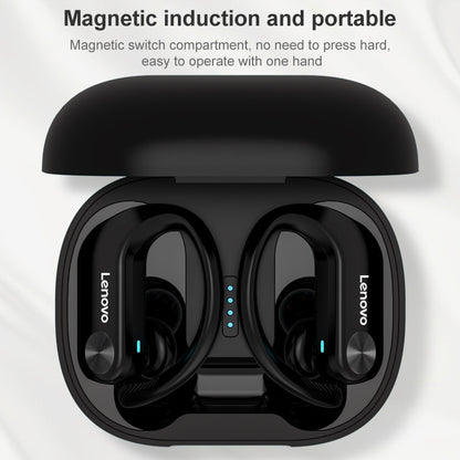 Original Lenovo LivePods LP7 IPX5 Waterproof Ear-mounted Bluetooth Earphone with Magnetic Charging Box & LED Battery Display, Support for Calls & Automatic Pairing(White) - Bluetooth Earphone by Lenovo | Online Shopping UK | buy2fix