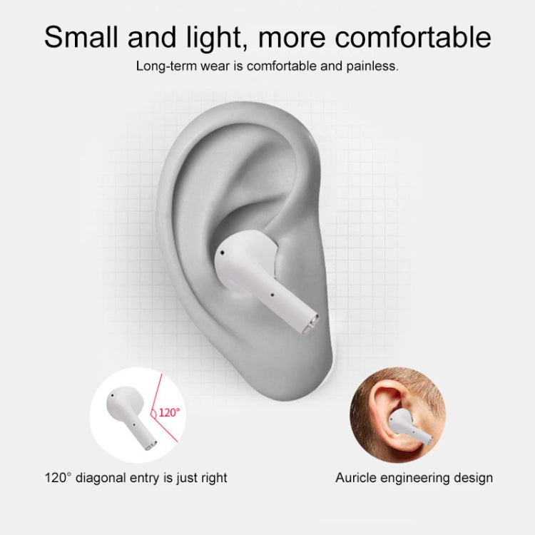 Pro 8 In-ear Touch Digital Display TWS Mini Wireless Bluetooth Earphone (White) - TWS Earphone by buy2fix | Online Shopping UK | buy2fix