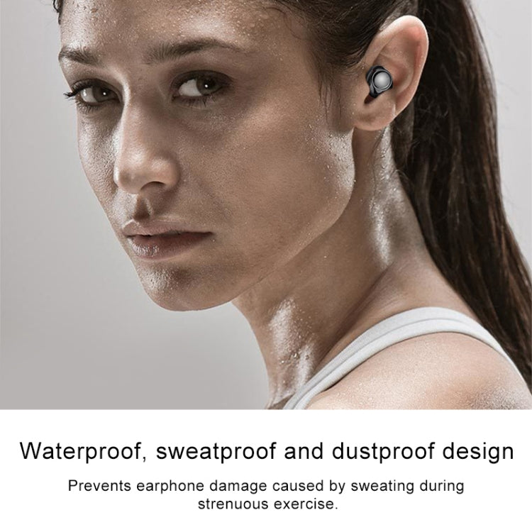 Drawer Type S2 Ear-in TWS Bluetooth V5.0 Wireless Earphones(Grey) - TWS Earphone by buy2fix | Online Shopping UK | buy2fix