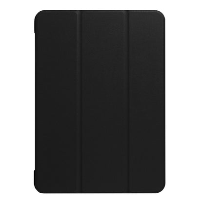 For iPad 9.7 (2018) & iPad 9.7 (2017) Custer Texture Horizontal Flip Leather Case with Three-folding Holder & Sleep / Wake-up Function(Black) - Apple Accessories by buy2fix | Online Shopping UK | buy2fix