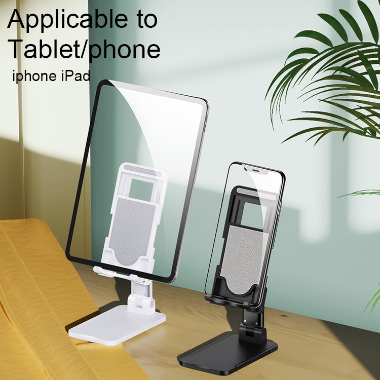 USAMS US-ZJ059 Retractable Mobile Phone Tablet Desktop Stand Holder (Black) - Desktop Holder by USAMS | Online Shopping UK | buy2fix