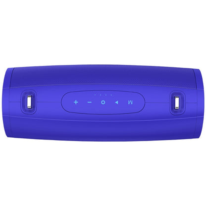 ZEALOT S38 Portable Subwoofer Wireless Bluetooth Speaker with Built-in Mic, Support Hands-Free Call & TF Card & AUX (Blue) - Desktop Speaker by ZEALOT | Online Shopping UK | buy2fix