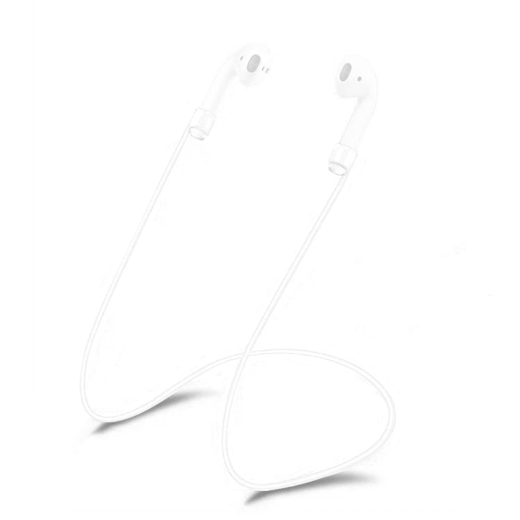 Wireless Bluetooth Earphone Anti-lost Strap Silicone Unisex Headphones Anti-lost Line for Apple AirPods 1/2, Cable Length: 60cm(White) - Apple Accessories by buy2fix | Online Shopping UK | buy2fix