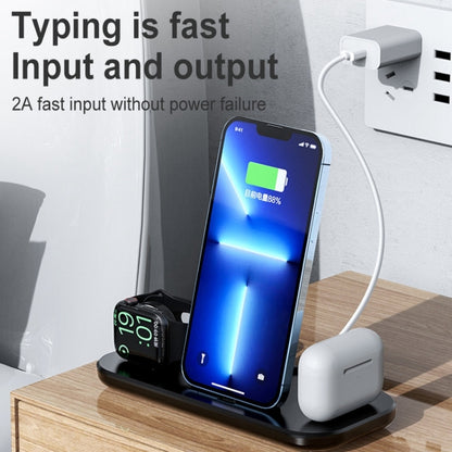 A32 3 in 1 Quick Wireless Charger for iPhone, iWatch, AirPods(White) - Multifunction Charger by buy2fix | Online Shopping UK | buy2fix