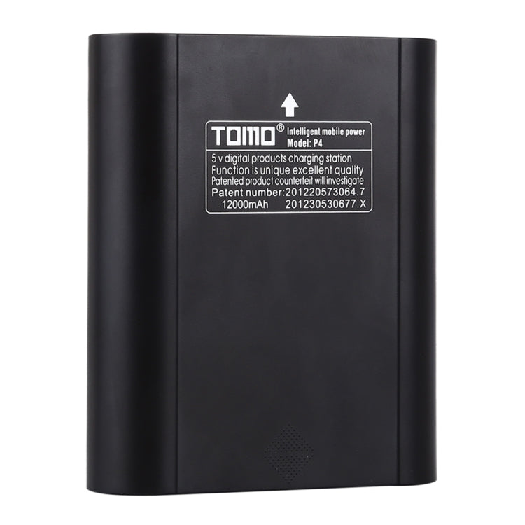 TOMO P4 USB Smart 4 Battery Charger with  Indicator Light for 18650 Li-ion Battery (Black) - Consumer Electronics by buy2fix | Online Shopping UK | buy2fix