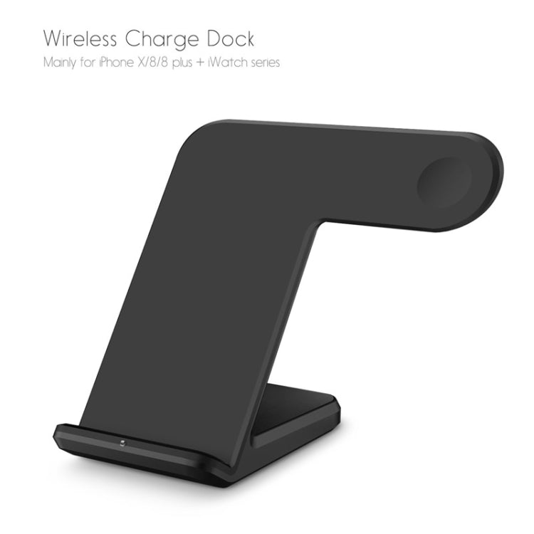 F11 Vertical Magnetic Wireless Charger for QI Charging Standard Mobile Phones & Apple Watch Series (Black) - Apple Accessories by buy2fix | Online Shopping UK | buy2fix