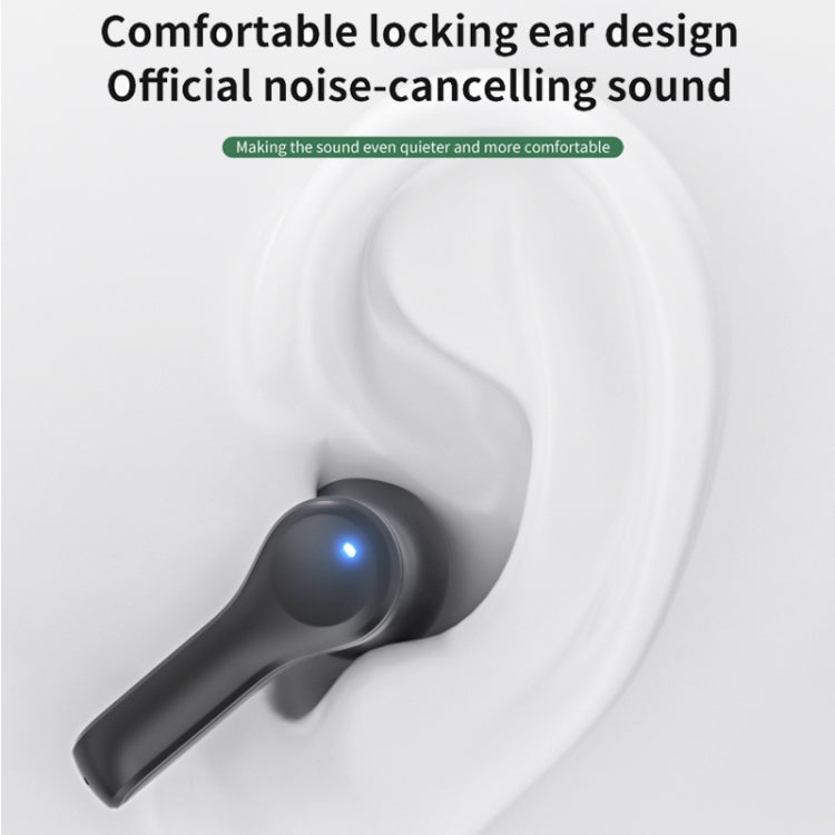 K08 Wireless Bluetooth 5.0 Noise Cancelling Stereo Binaural Earphone with Charging Box & LED Digital Display (White) - Bluetooth Earphone by buy2fix | Online Shopping UK | buy2fix