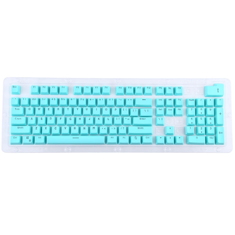 104 Keys Double Shot PBT Backlit Keycaps for Mechanical Keyboard (Mint Blue) -  by buy2fix | Online Shopping UK | buy2fix