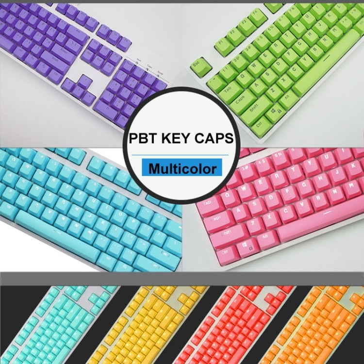 104 Keys Double Shot PBT Backlit Keycaps for Mechanical Keyboard(Black) - Silicone / Sticker by buy2fix | Online Shopping UK | buy2fix