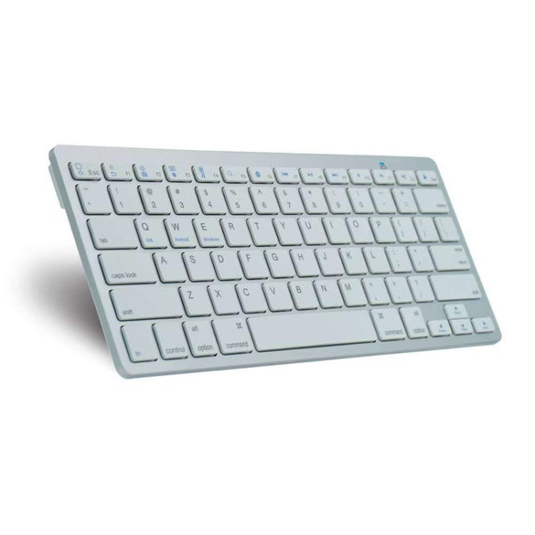 K09 Ultrathin 78 Keys Bluetooth 3.0 Wireless Keyboard (White) - Wireless Keyboard by buy2fix | Online Shopping UK | buy2fix