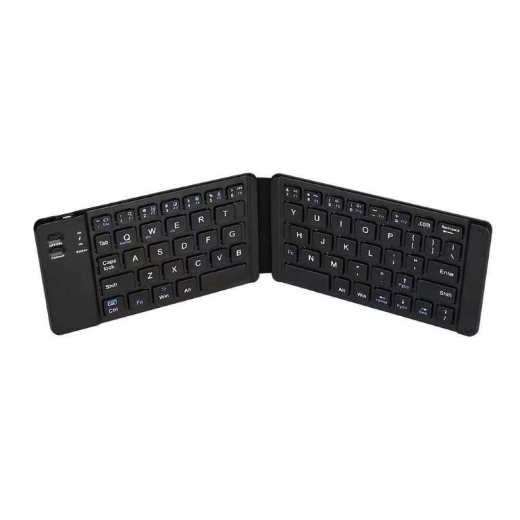 K018 USB Charging Foldable 67 Keys Bluetooth Wireless Keyboard (Black) -  by buy2fix | Online Shopping UK | buy2fix