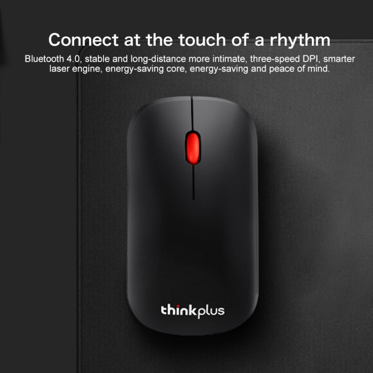 Lenovo thinkplus Bluetooth 4.0 Portable Wireless Bluetooth Mouse (Black) - Wireless Mice by Lenovo | Online Shopping UK | buy2fix