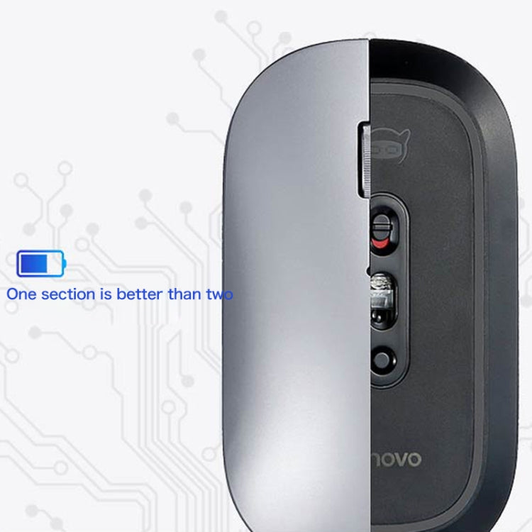 Lenovo Bluetooth 4.0 Dual Mode Wireless Bluetooth Mouse for Xiaoxin Air (Grey) - Wireless Mice by Lenovo | Online Shopping UK | buy2fix