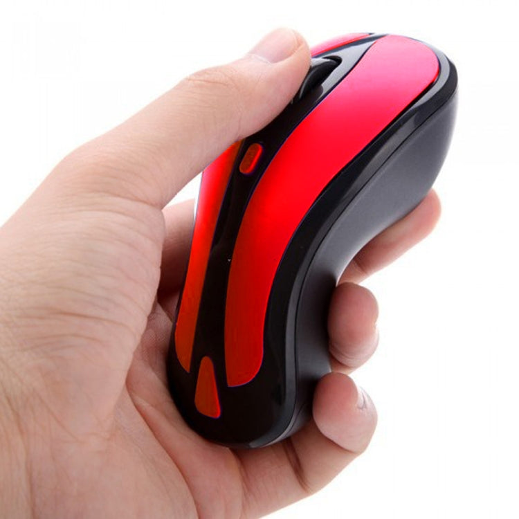 PR-01 6D Gyroscope Fly Air Mouse 2.4G USB Receiver 1600 DPI Wireless Optical Mouse for Computer PC Android Smart TV Box (Red + Black) - Wireless Mice by buy2fix | Online Shopping UK | buy2fix