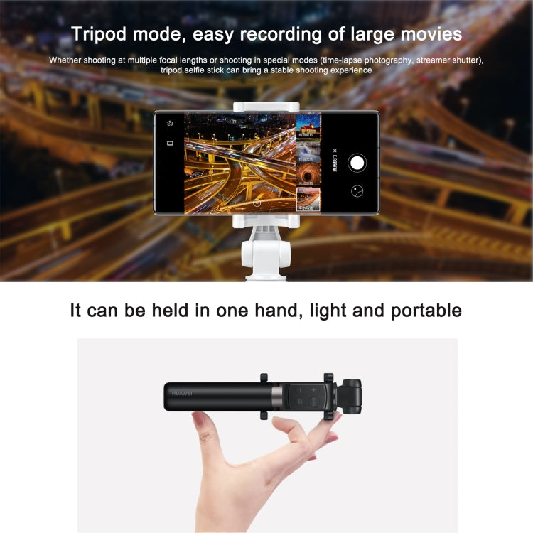 Original Huawei Wireless Bluetooth Tripod Self Timer Selfie Stick (White) - Selfie Sticks by Huawei | Online Shopping UK | buy2fix